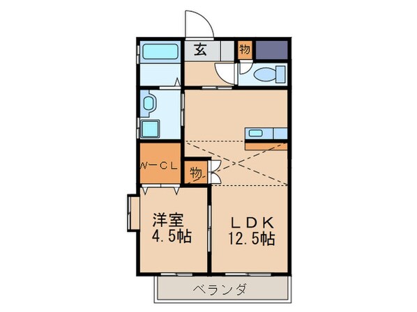 アメニティ垣戸の物件間取画像